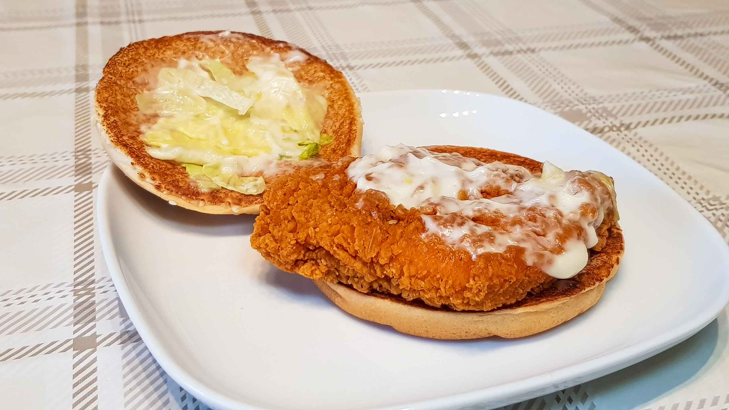 McSpicy burger filling