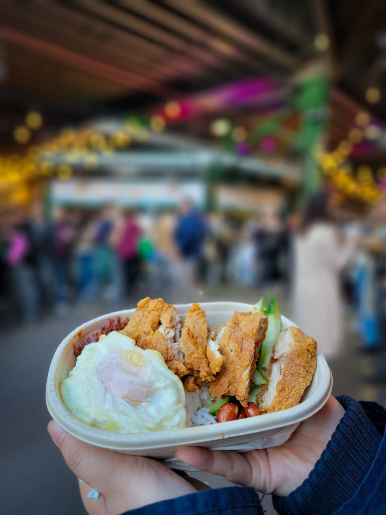 Image for the food posts page. Picture is a food photo taken at Borough Market.